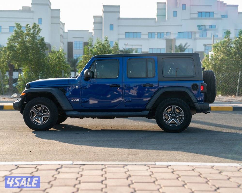 جيب رانجلر سبورت JL دبل قير ٢٠١٩ صبغ الوكالة  استعمال عائلي3