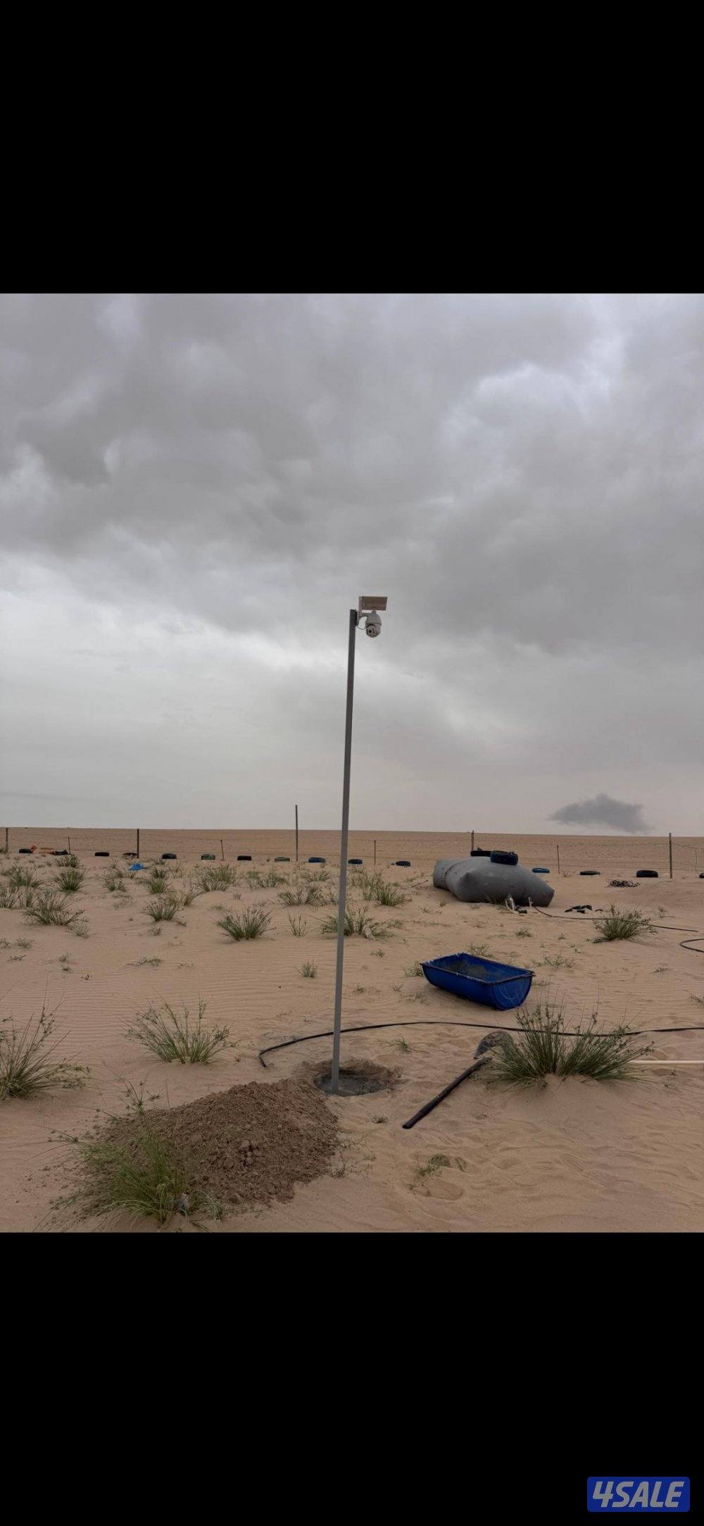 كاميرا طاقه شمسيه متحركه بجميع الاتجاهات صوت وصوره سبيكرمايك سنسر حركه5