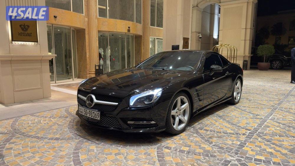 مرسيدس SL 350/ موديل 2015/ عداد 41 ألف/ سقف بنوراما/ كت AMG6