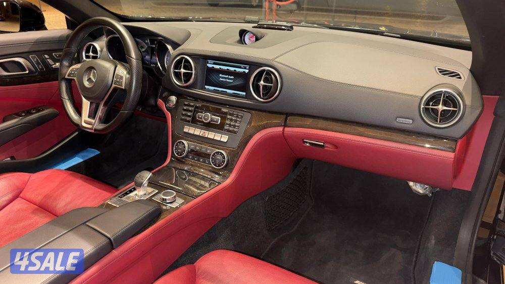 مرسيدس SL 350/ موديل 2015/ عداد 41 ألف/ سقف بنوراما/ كت AMG9