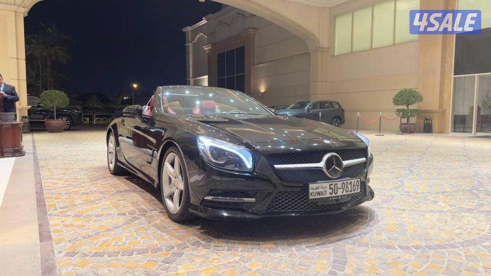 مرسيدس SL 350/ موديل 2015/ عداد 41 ألف/ سقف بنوراما/ كت AMG13