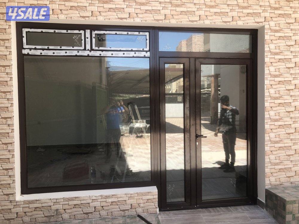 Aluminum doors windows shutr kitchn mantinas aluminum glass temper4