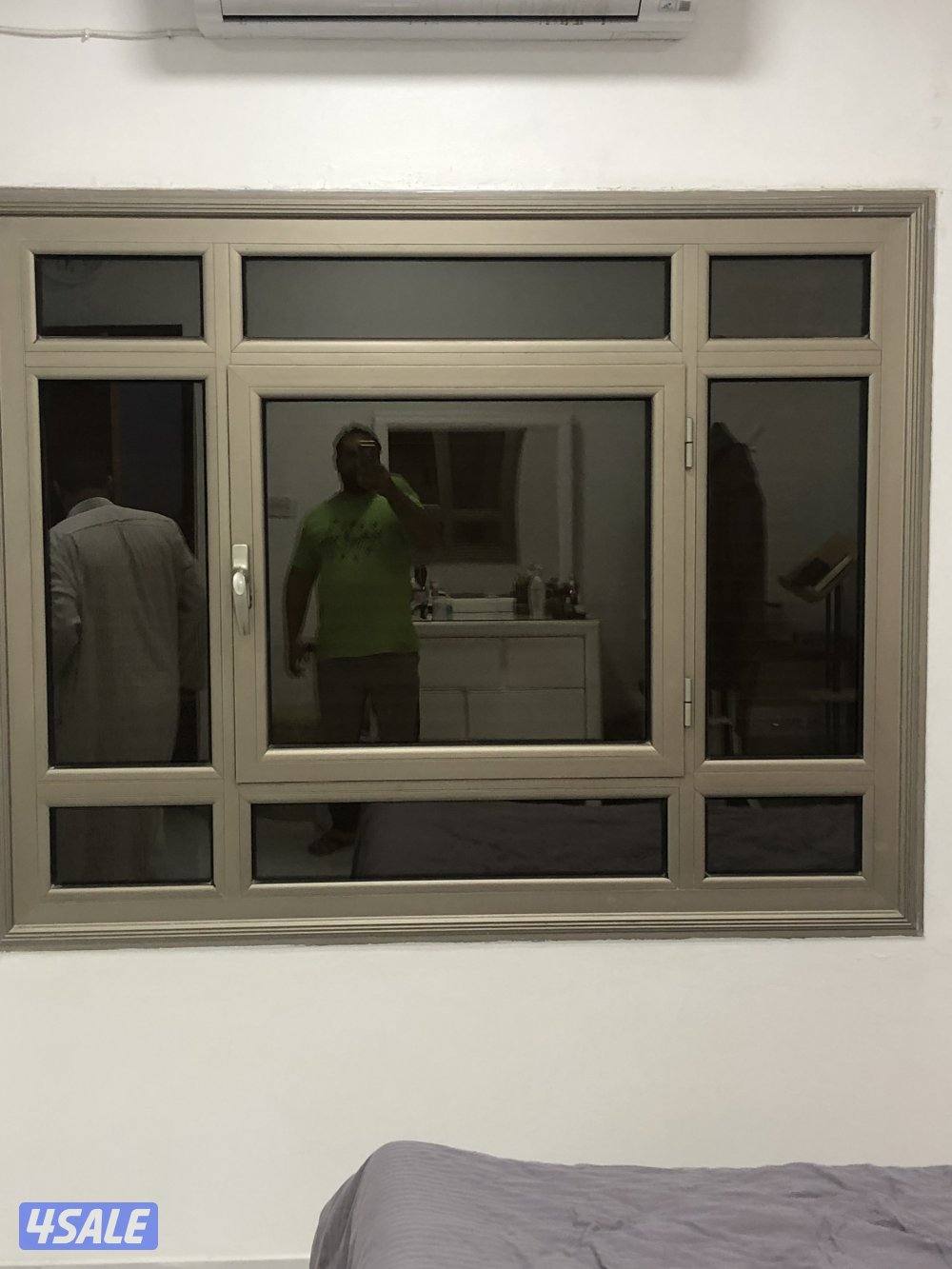 Aluminum doors windows shutr kitchn mantinas aluminum glass temper6