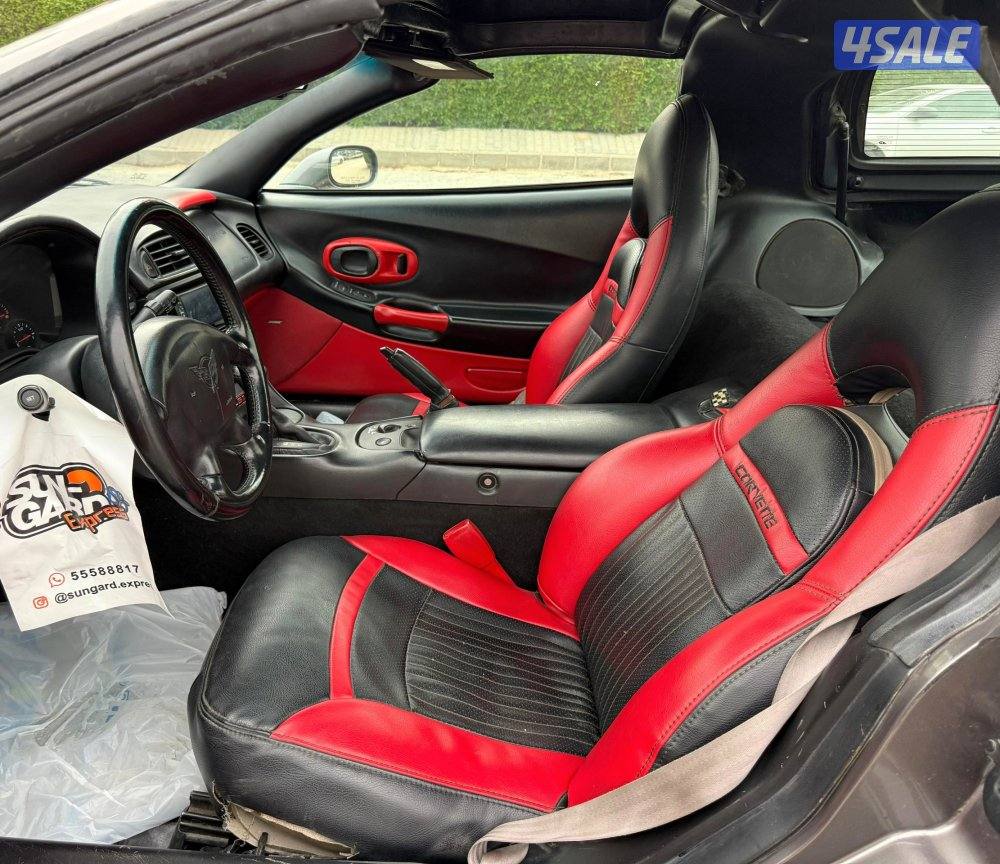 بحالة ممتازة كورفت C5 قير اتوماتيك موديل 1999 ماشي 190 الف كم  8 سلندر8