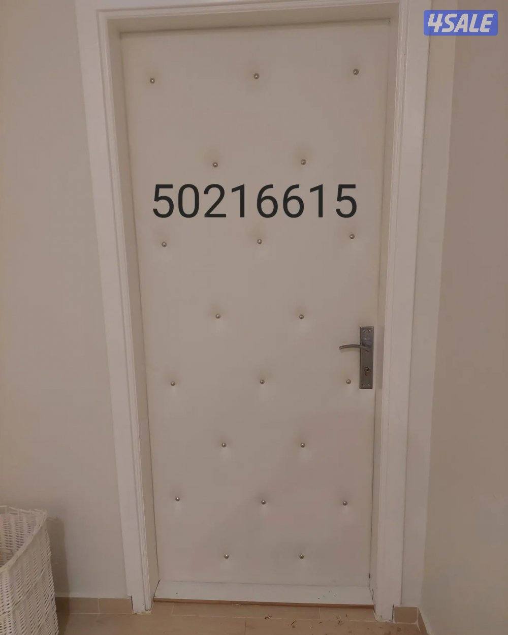 نجار أبواب عازل صوت جميع مناطق الكويت تلبيس وتنجيد الأبواب للعازل7