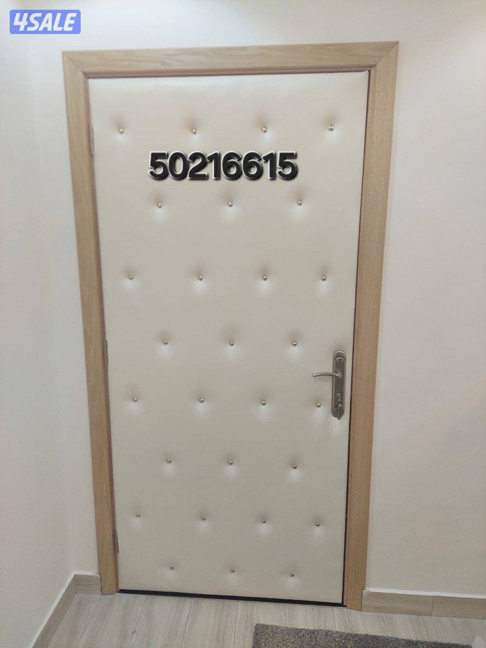 نجار أبواب عازل صوت جميع مناطق الكويت تلبيس وتنجيد الأبواب للعازل1