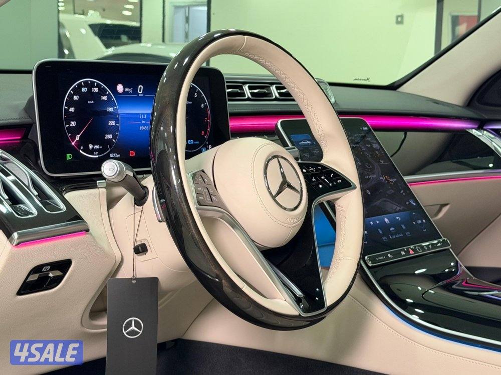 مرسيدس S500 وكالة تحت الكفالة موديل ٢٠٢٢ عداد ١٠ الاف كيلو6