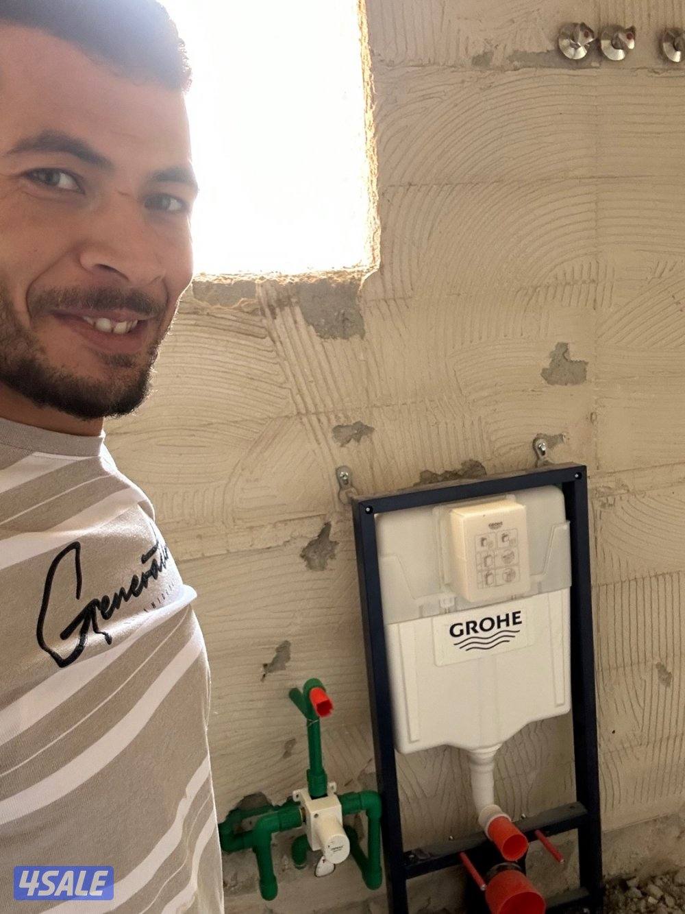 مقاول صحي ممتاز تكسير وتمديد حمامات ومطابخ تشطيب متكامل2