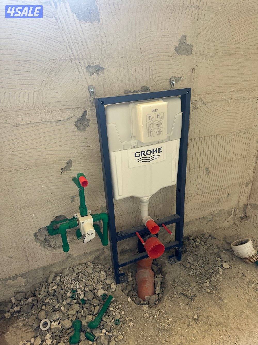 مقاول صحي ممتاز تكسير وتمديد حمامات ومطابخ تشطيب متكامل1