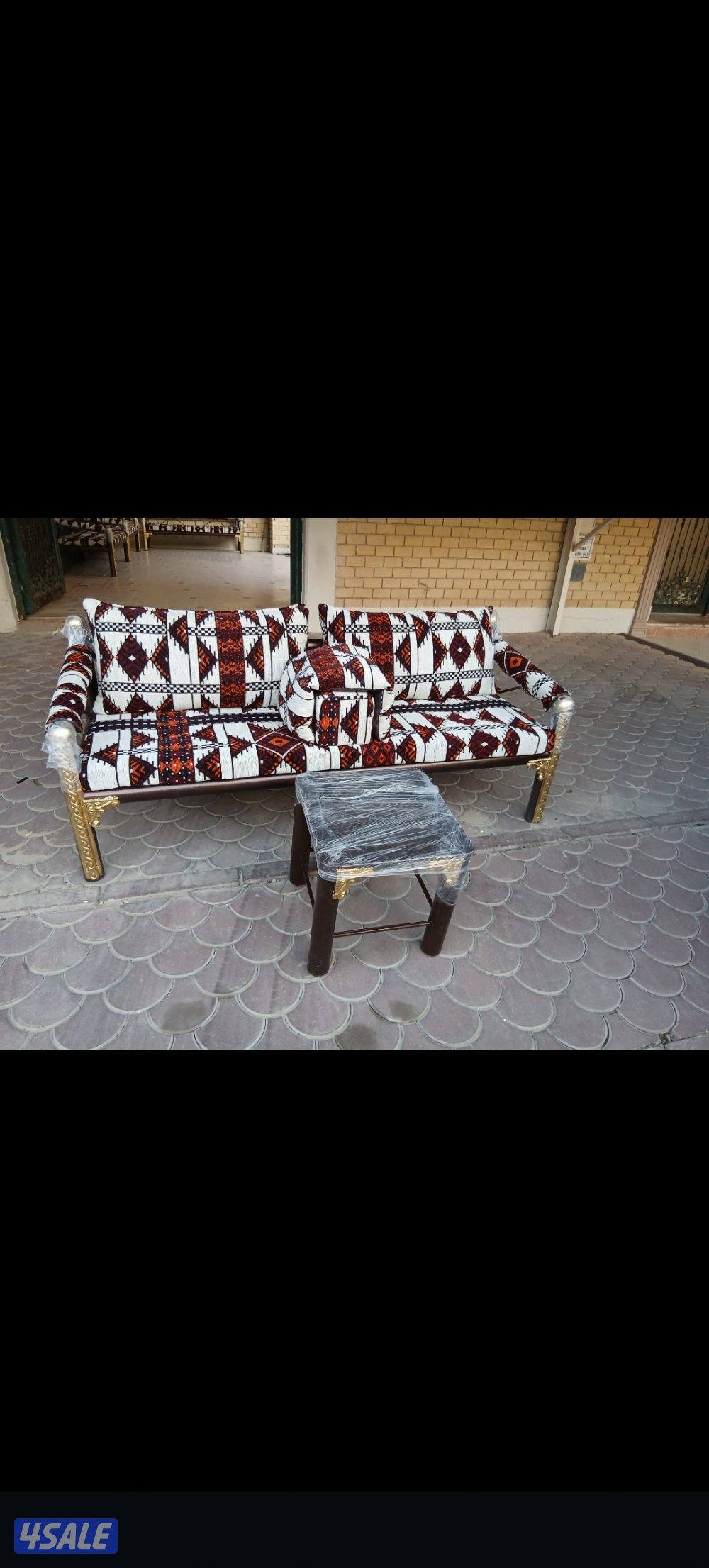 كراسي حديد ملكي اطقم خشب سعودية ♦️🇰🇼5