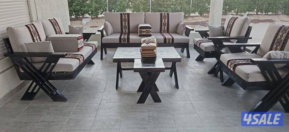 كراسي حديد ملكي اطقم خشب سعودية ♦️🇰🇼7