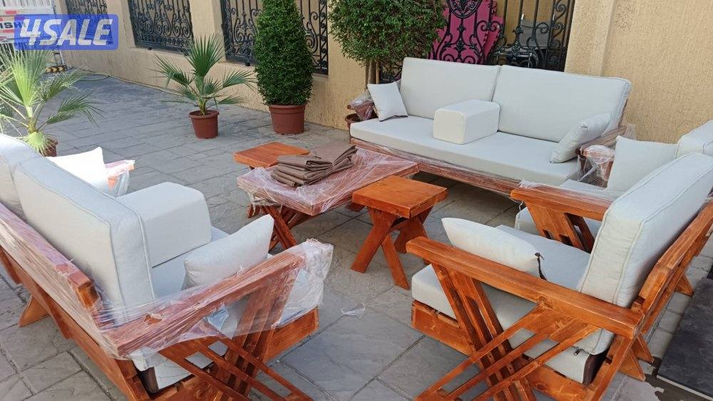 كراسي حديد ملكي اطقم خشب سعودية ♦️🇰🇼10