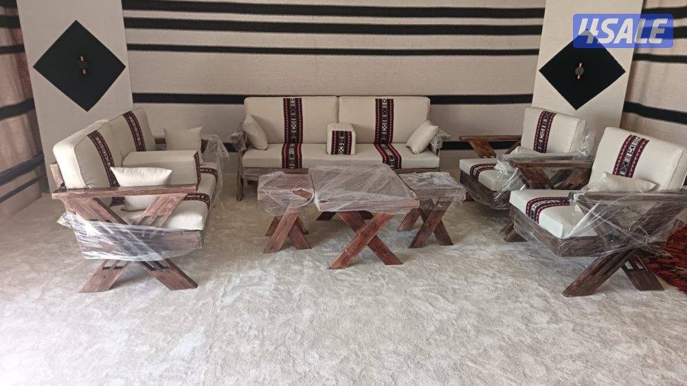 كراسي حديد ملكي اطقم خشب سعودية ♦️🇰🇼12