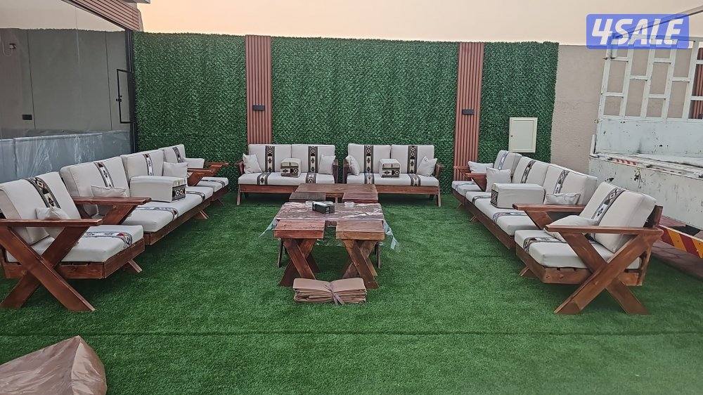 كراسي حديد ملكي اطقم خشب سعودية ♦️🇰🇼14