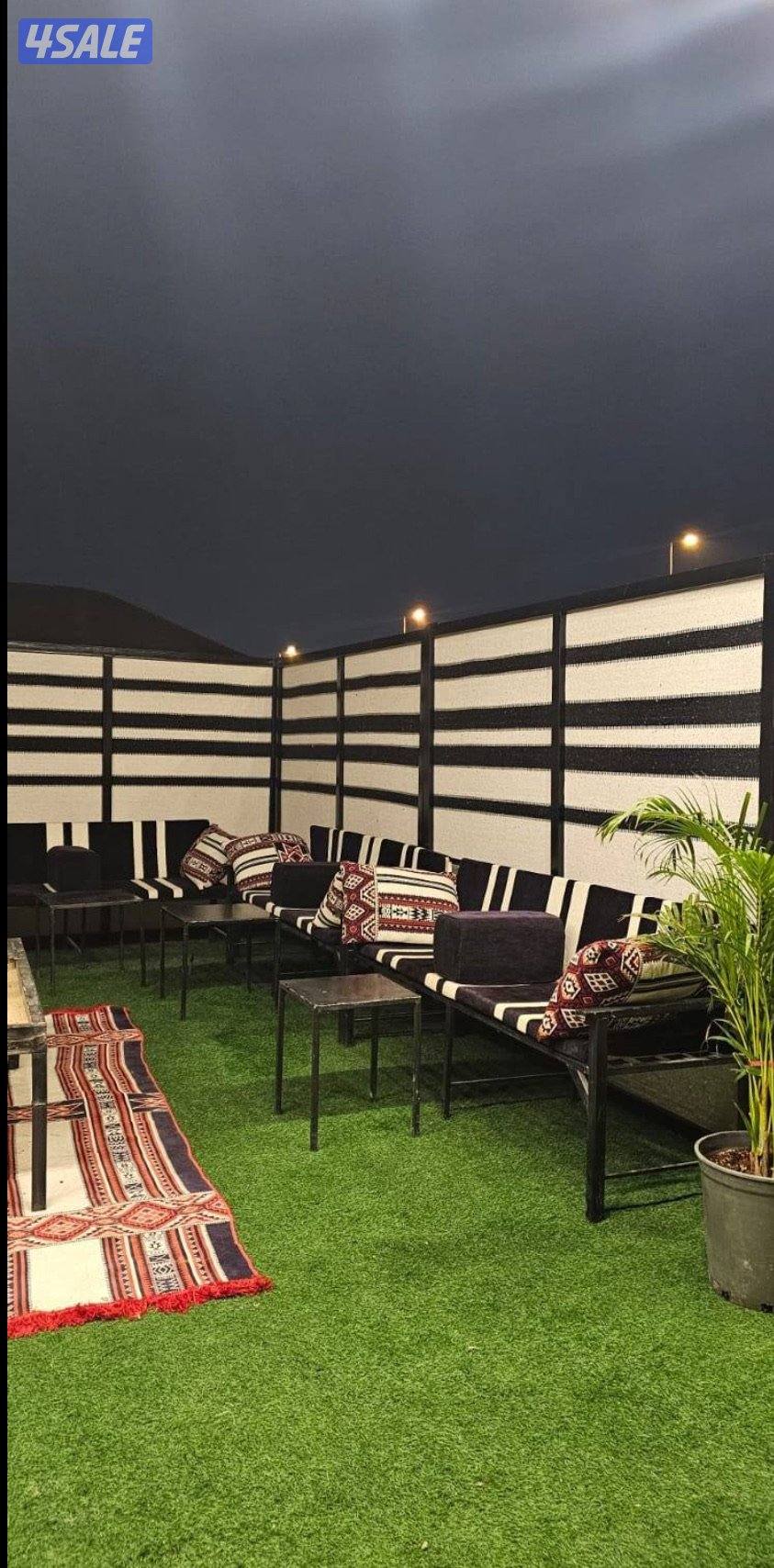 عريش خيزران - مظلات قعدات - بروجكتر - (شاشه عرض)8