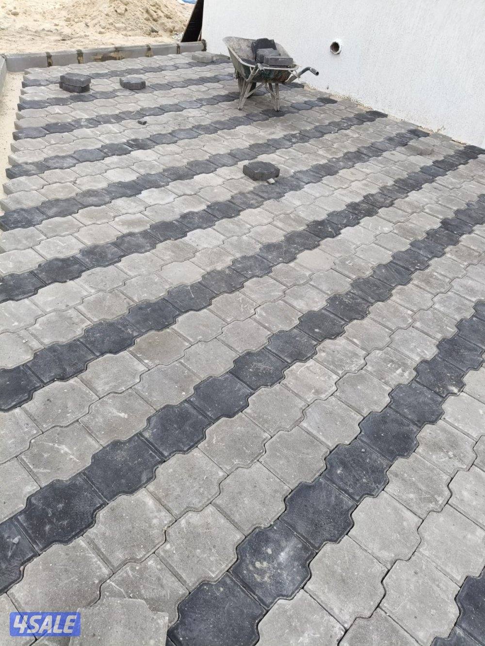 معلم ومقاول بلاط متداخل مصافت سيارات تنسيق الحدائق بأقل الاسعار0