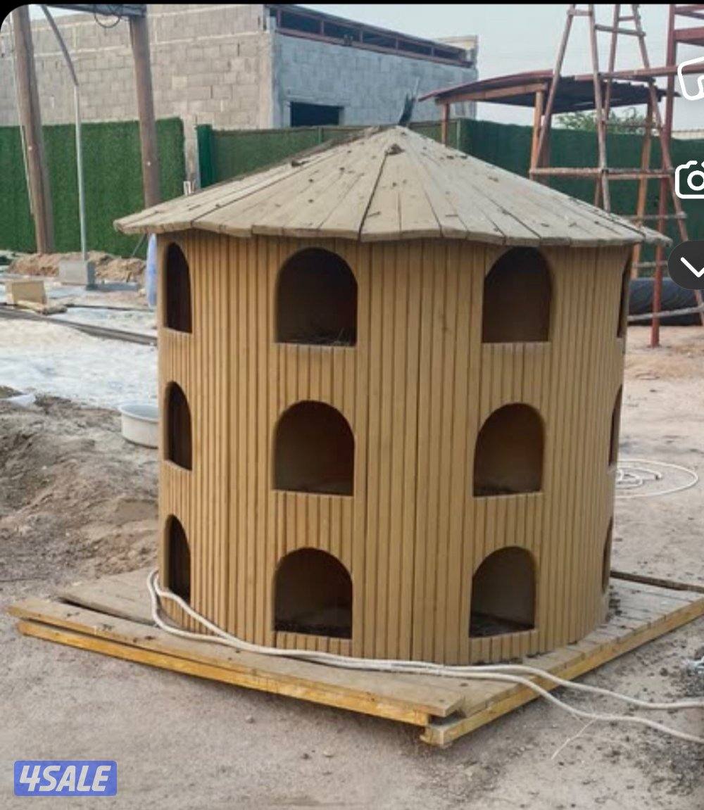 برج حمام خشب0