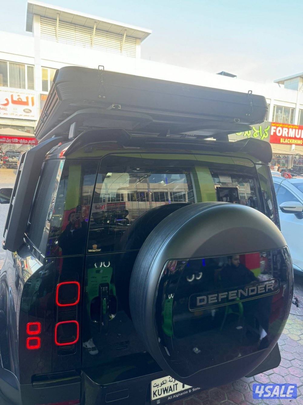 سلة دفندر وخيمة و قاعدة ثابت لاندكروزر 2022 وفوق2