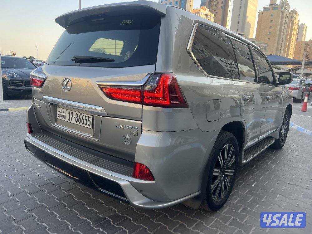 لكزس LX570 S  2020ماشي 177 الف صبغ وكاله سبورت وفل7