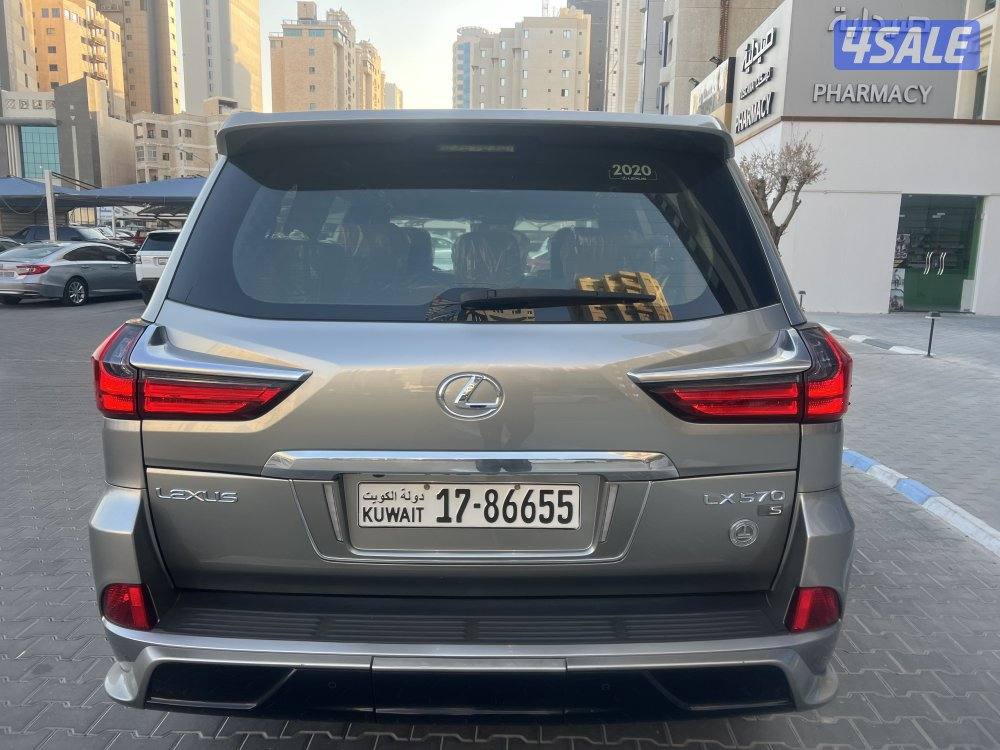 لكزس LX570 S  2020ماشي 177 الف صبغ وكاله سبورت وفل10