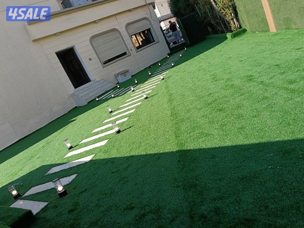 تنسيق حدائق وأسوار تيل طبيعى وصناعى وتركيب الانتر لوك والكيربستون والم1