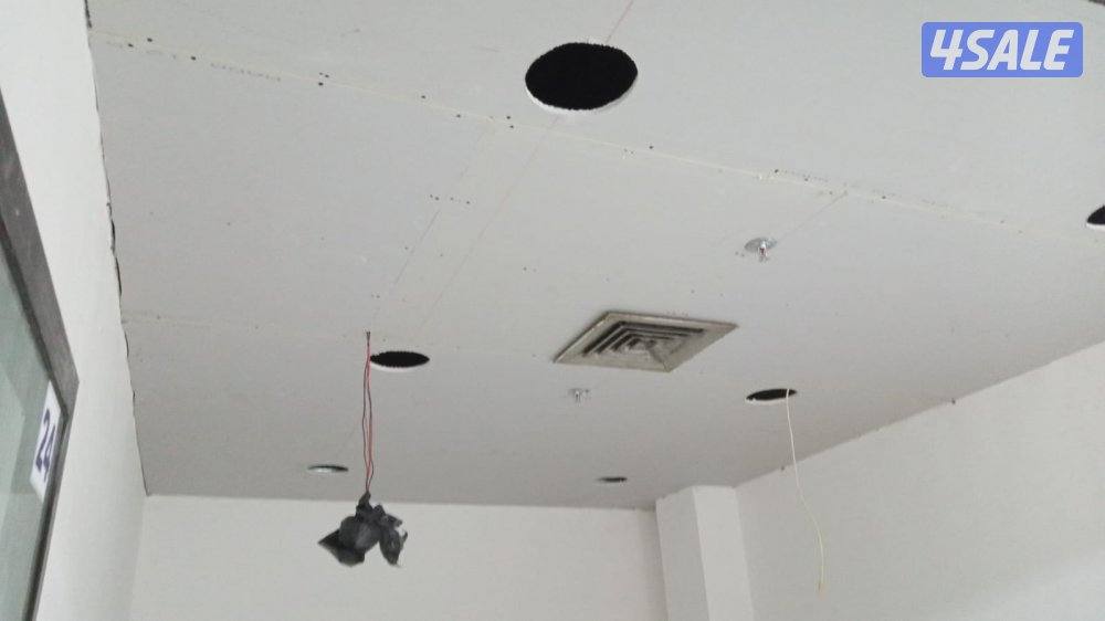 ديكور جبس جبسون بورد بارتيشن باب خشب4