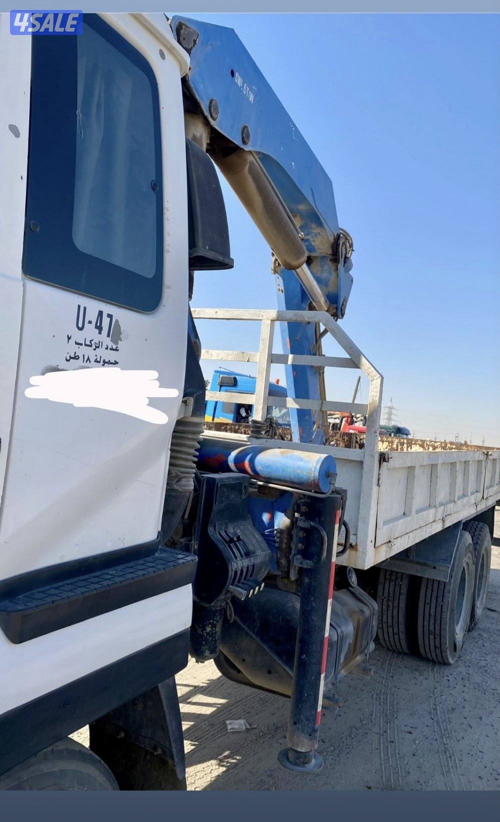 لوري كرين لنقل الاسمنت سراميك مكاين ثلاجات خشب قواعد حديد  جميع الاغرا1