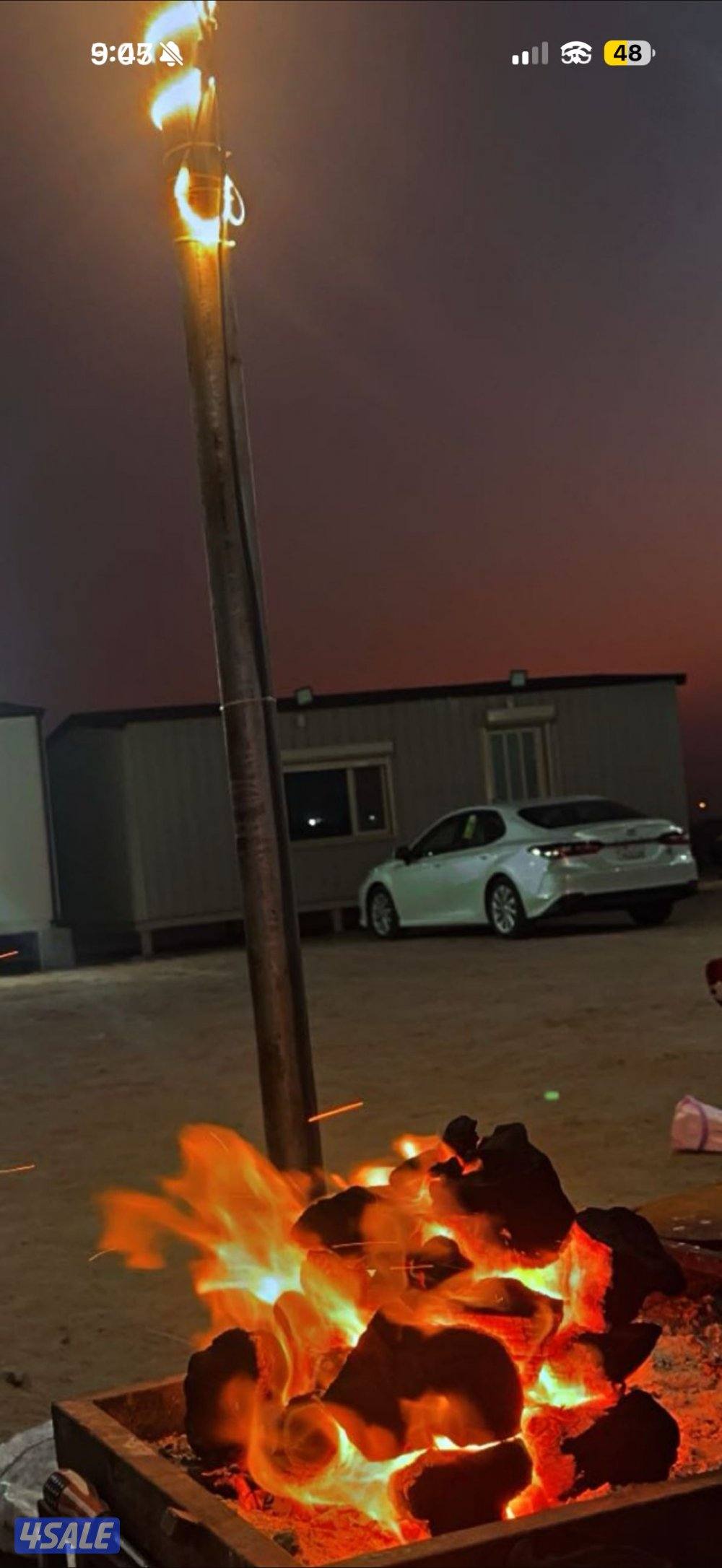 للبيع شاليه ٤/١١ شبه جديد استعمال موسم فقط0