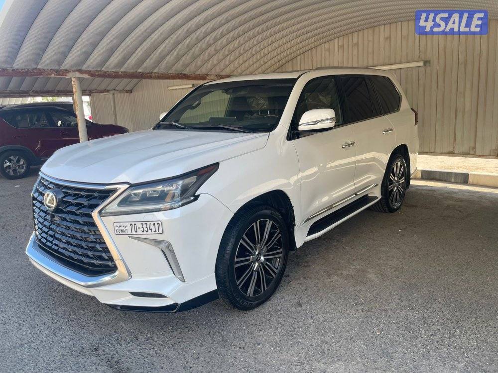 لكزس 2017 درجة اولى لون ابيض صدفي3