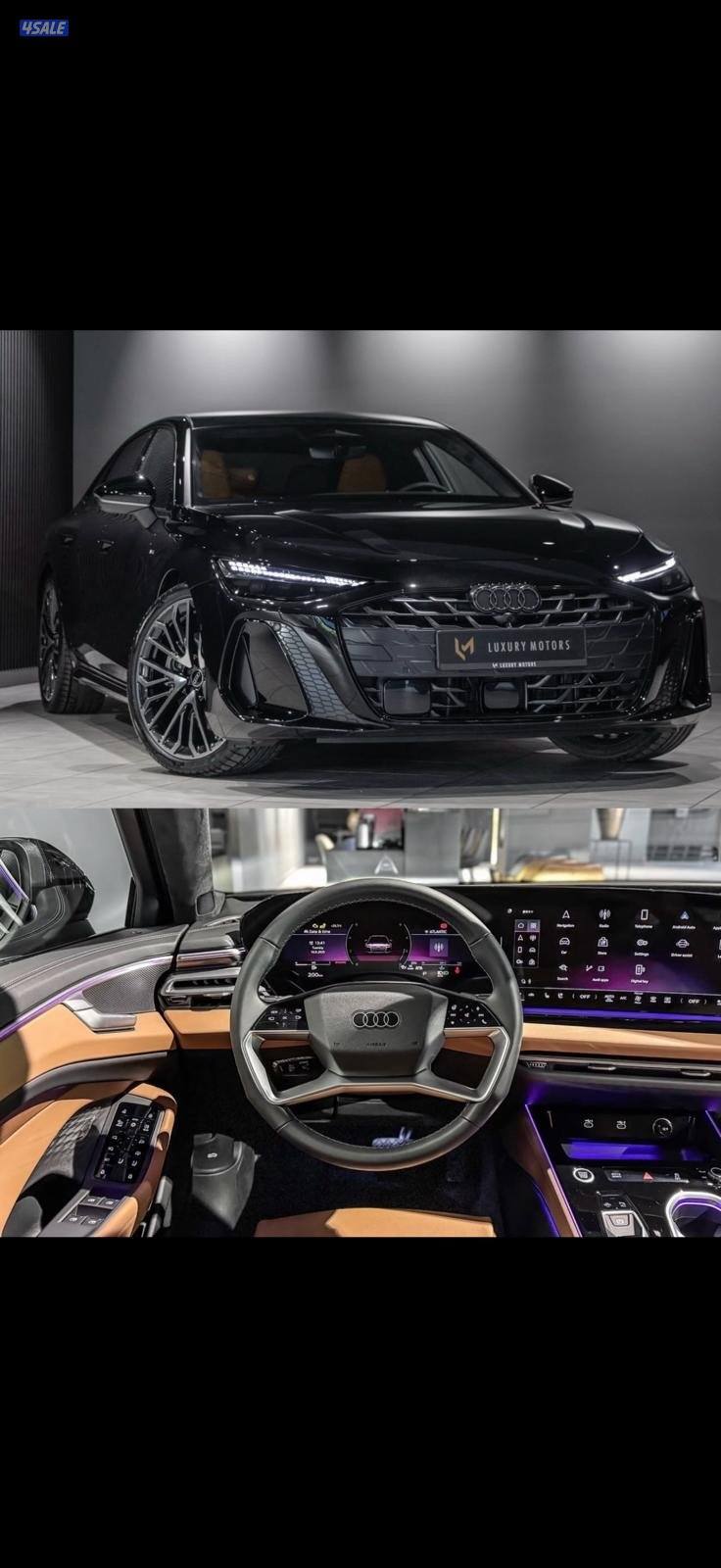 للبيع اودي A6 موديل 2026 استلم وكالة لون اسود كامل مواصفات وراد الغانم1
