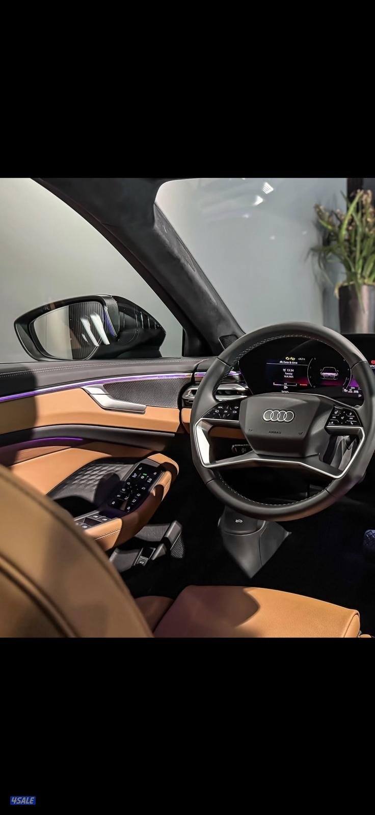 للبيع اودي A6 موديل 2026 استلم وكالة لون اسود كامل مواصفات وراد الغانم3