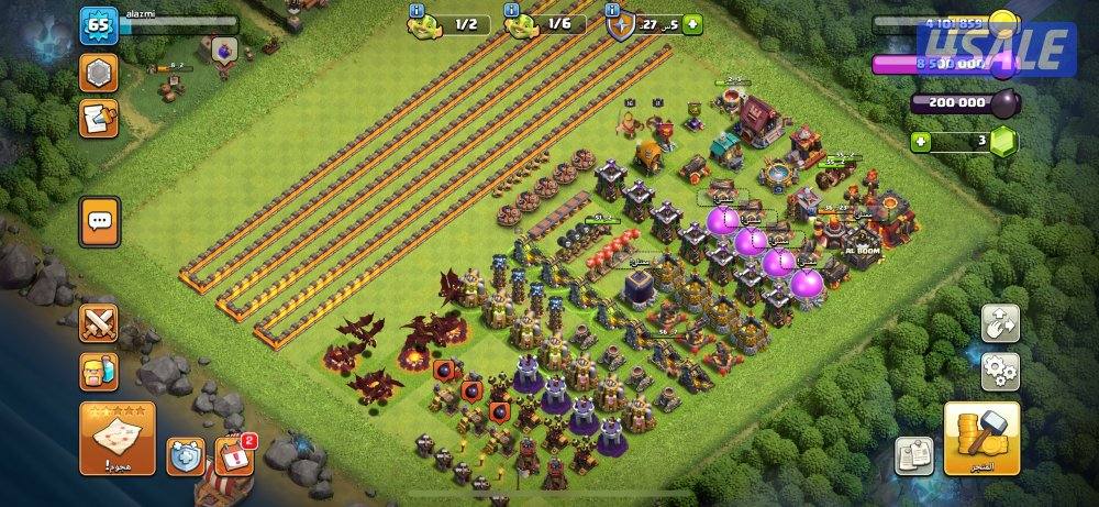 للبيع حساب كلاش اوف كلانس ماكس لفل 10 مضمون الحساب0