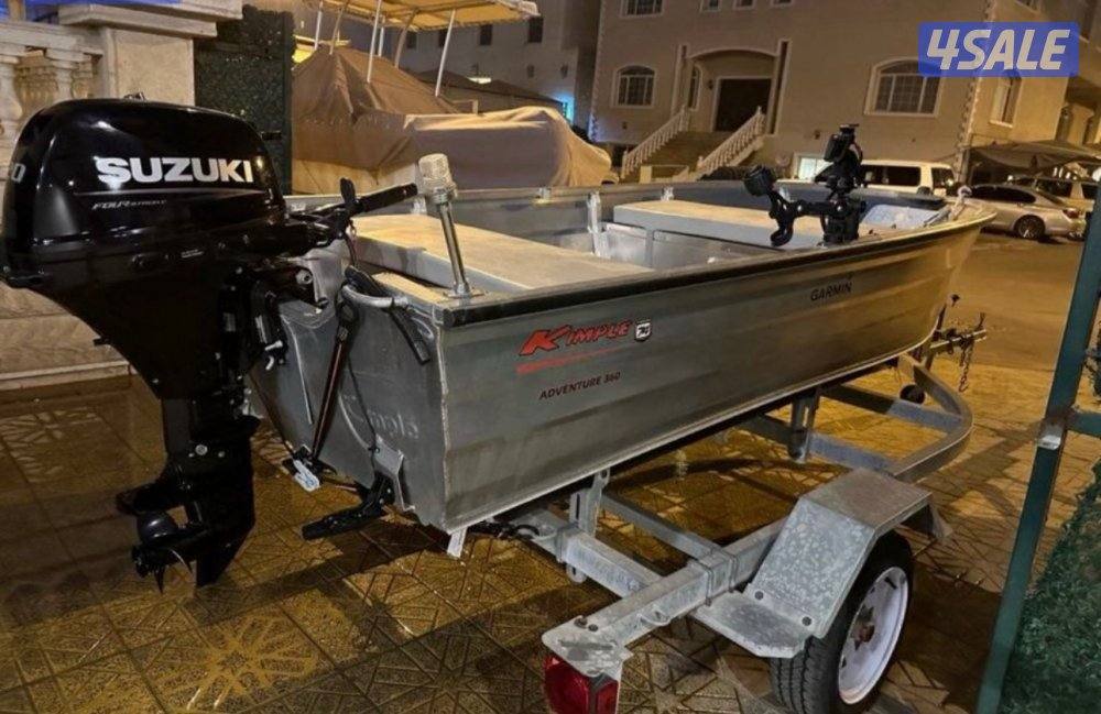 طراد كيمبل 12 قدم مع مكينه سوزوكي 20 حصان 20228