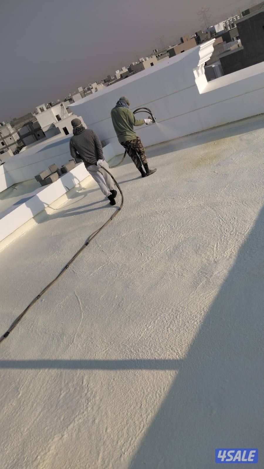 تقوم بتقديم جميع أنواع العوازل الطربال والرش الأمريكي2