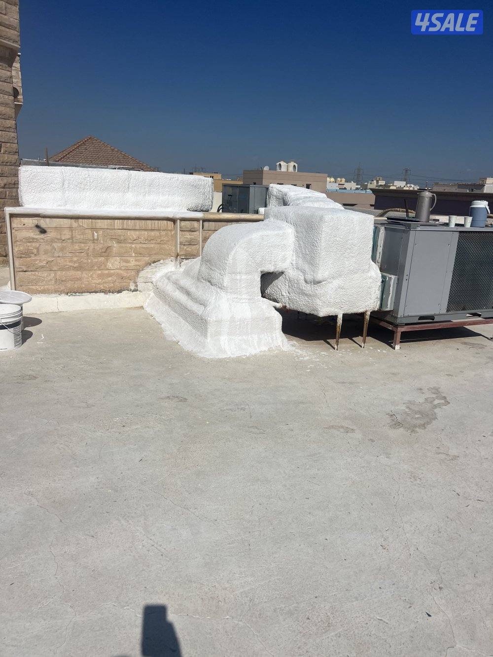 عازل امريكي للاسطح والكيربي ودكتات التكييف المركزي جميع مناطق الكويت4