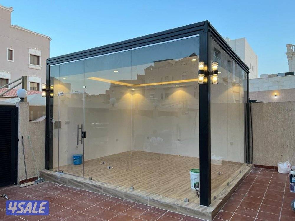 تركيب زجاج والامنيوم وماريا4