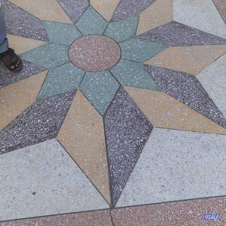 معلم بلاط متداخل كاشي كربستون تنسيق الحدائق8