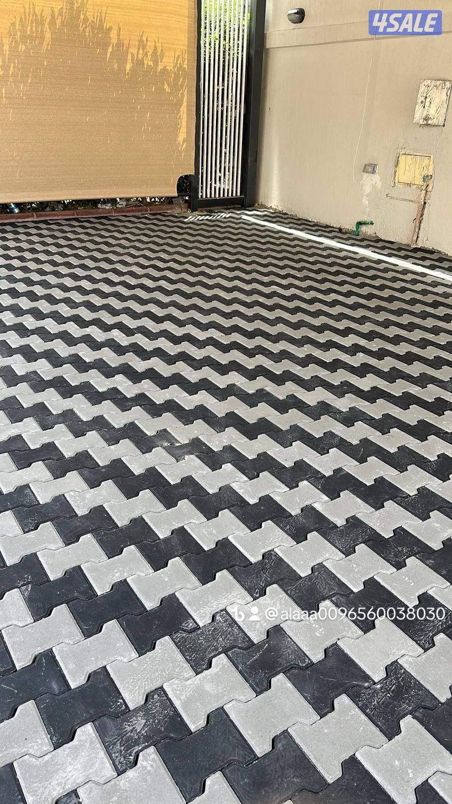 معلم بلاط متداخل كاشي كربستون تنسيق الحدائق10