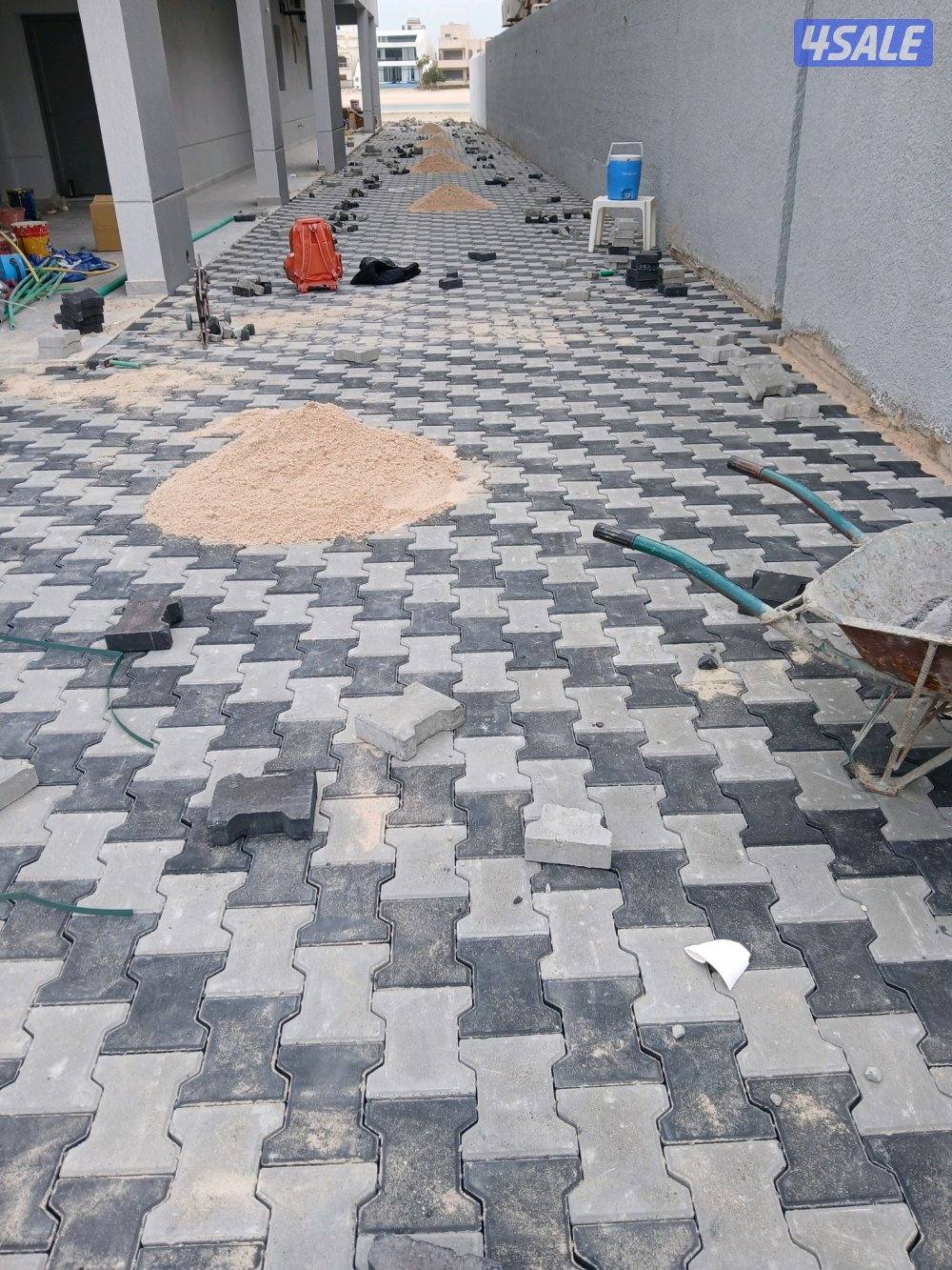 معلم ومقاول بلاط متداخل وكربستون0