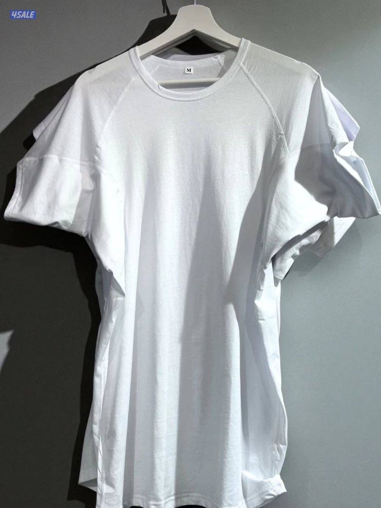 فنيله رجاليه كلاسيكية قطن ضد التعرق تمنع ظهور العرق (رقبة شكل U)2