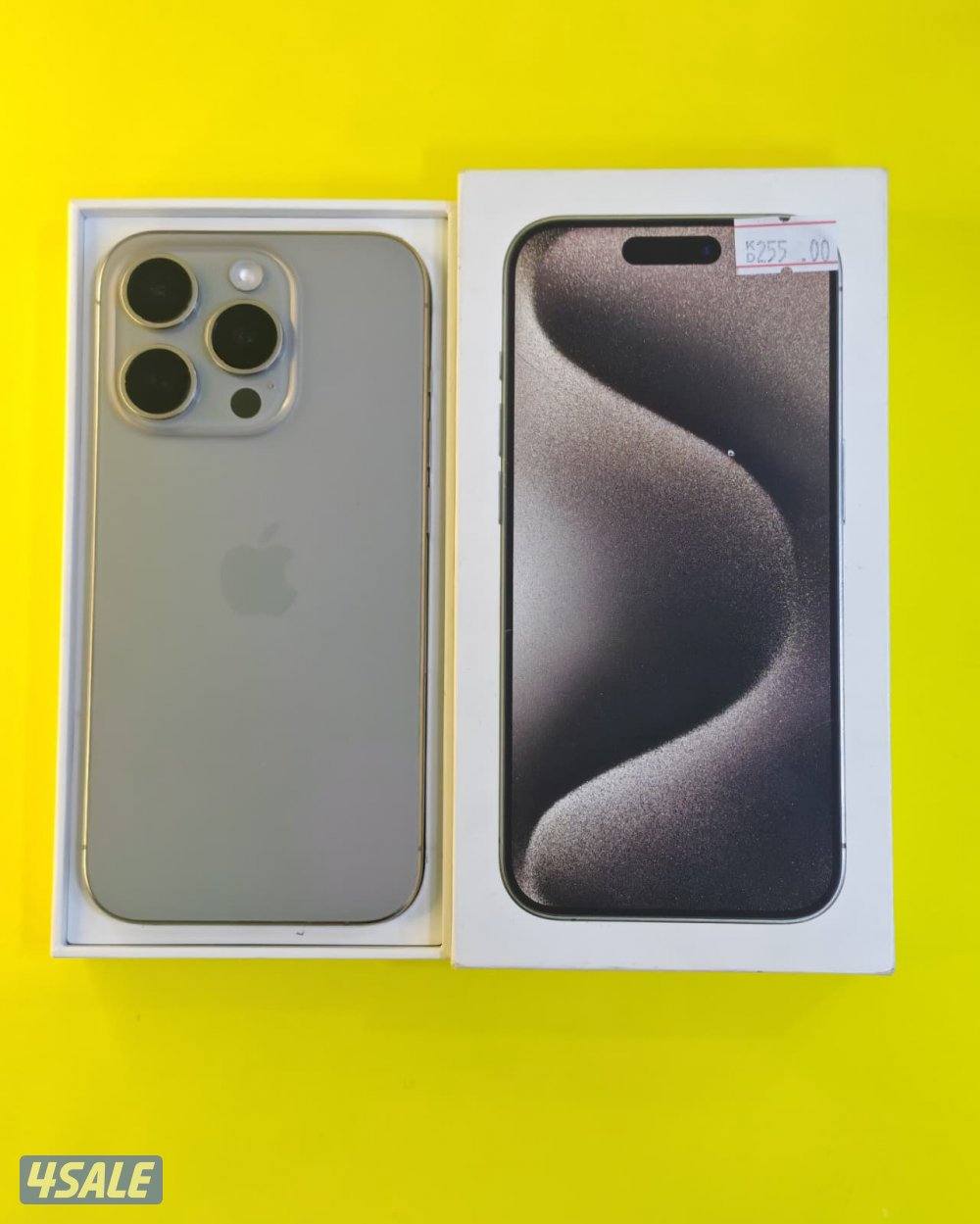 آيفون 15 برو – 512GB – تيتانيوم طبيعي | iPhone 15 Pro – 512GB – Natura0