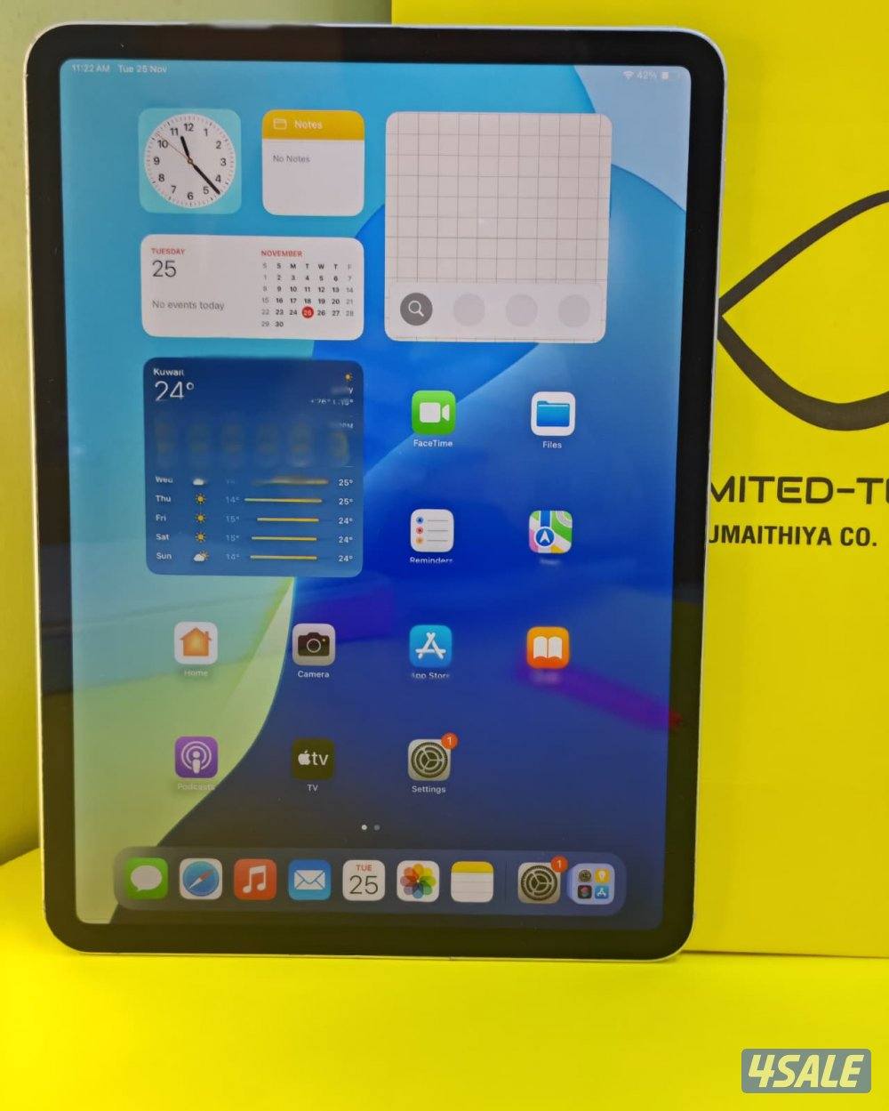 آيباد برو 11 إنش – شريحة – 64GB – فضي 11-inch iPad Pro – Cellular8