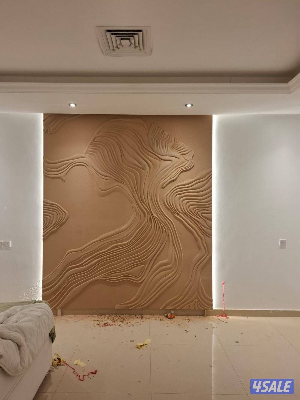 اصباغ و تركيب ورق جدران والبركيه والجبس امبورد وبديل الخشب والشيبورد4