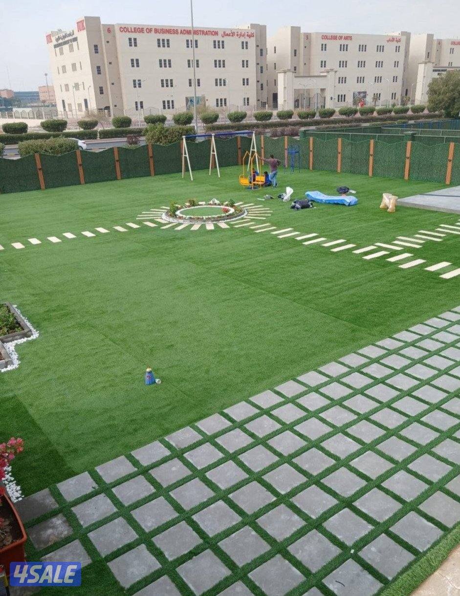 تنسيق حدائق وقص الشجر الضخمه8