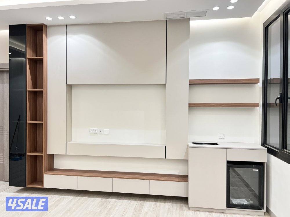 ديكورات أصباغ ورق جدران بديل خشب جبسمبورد وبراويز جبس ديكور تليفزيون0