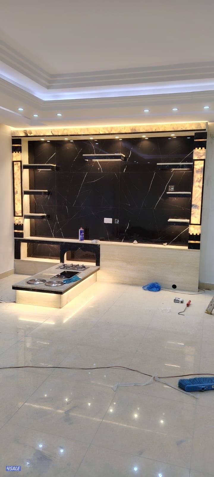 ديكورات أصباغ ورق جدران بديل خشب جبسمبورد وبراويز جبس ديكور تليفزيون3