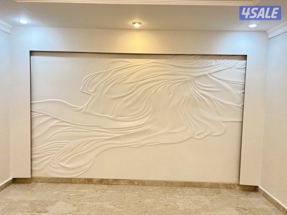 ديكورات أصباغ ورق جدران بديل خشب جبسمبورد وبراويز جبس ديكور تليفزيون4