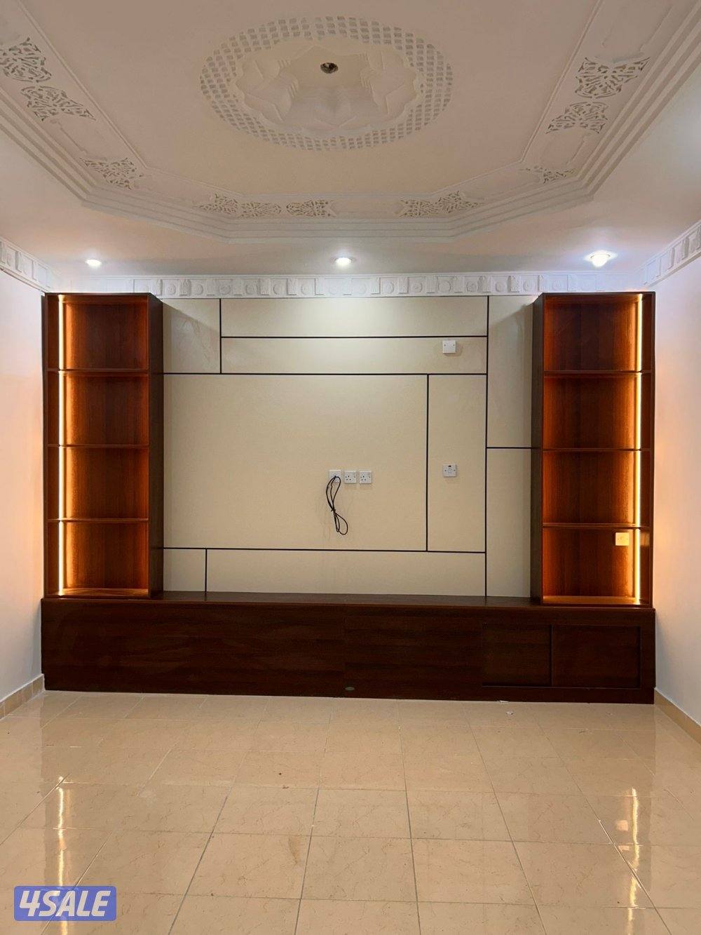 ديكورات أصباغ ورق جدران بديل خشب جبسمبورد وبراويز جبس ديكور تليفزيون8