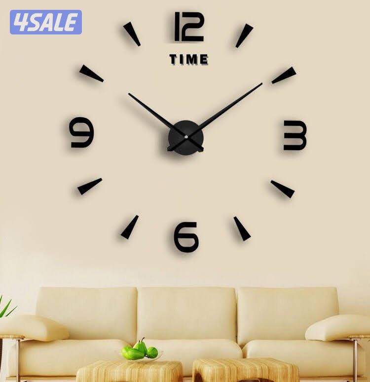 ساعات حائط ثري دي تركيب علي الطوفه بالمقاس اللي تبيه0