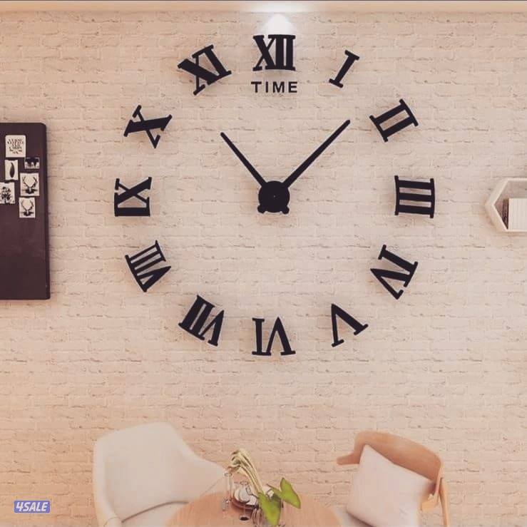 ساعات حائط ثري دي تركيب علي الطوفه بالمقاس اللي تبيه1